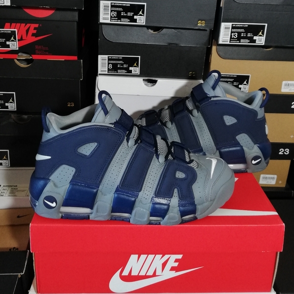 NIKE AIR MORE UPTEMPO '96 MIDNIGHT NAVY MEN'S SZ11 BRAND NEW IN BOX - Picture 2 of 10